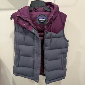 PATAGONIA W BIVVY HOODED VEST SIZE MEDIUM